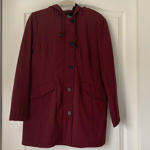 Big Chill Rain Coat/ Jacket, Maroon, Medium